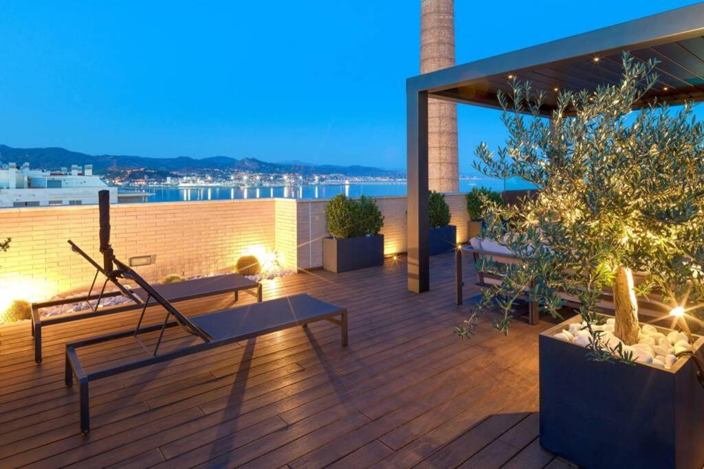 Apartamento D&R Penthouse On The Beach Málaga Exterior foto