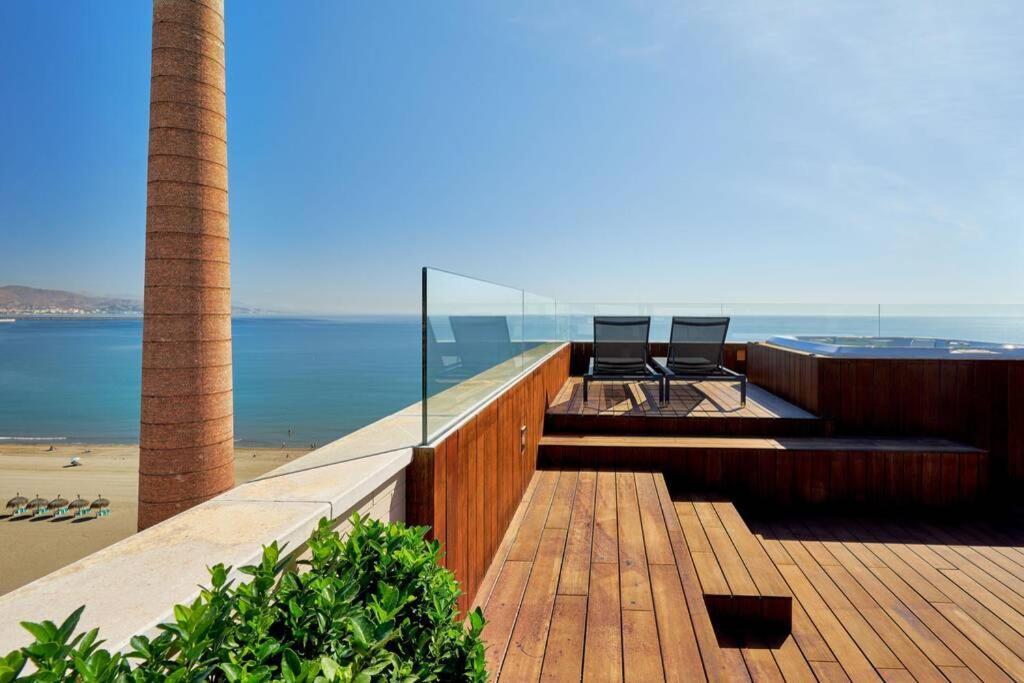Apartamento D&R Penthouse On The Beach Málaga Exterior foto