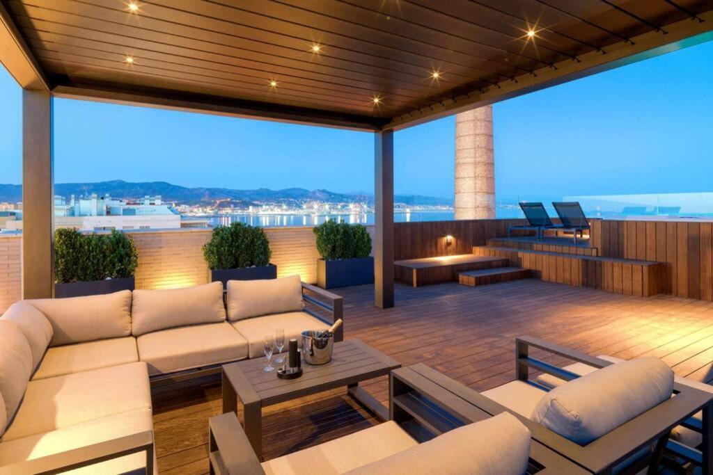 Apartamento D&R Penthouse On The Beach Málaga Exterior foto